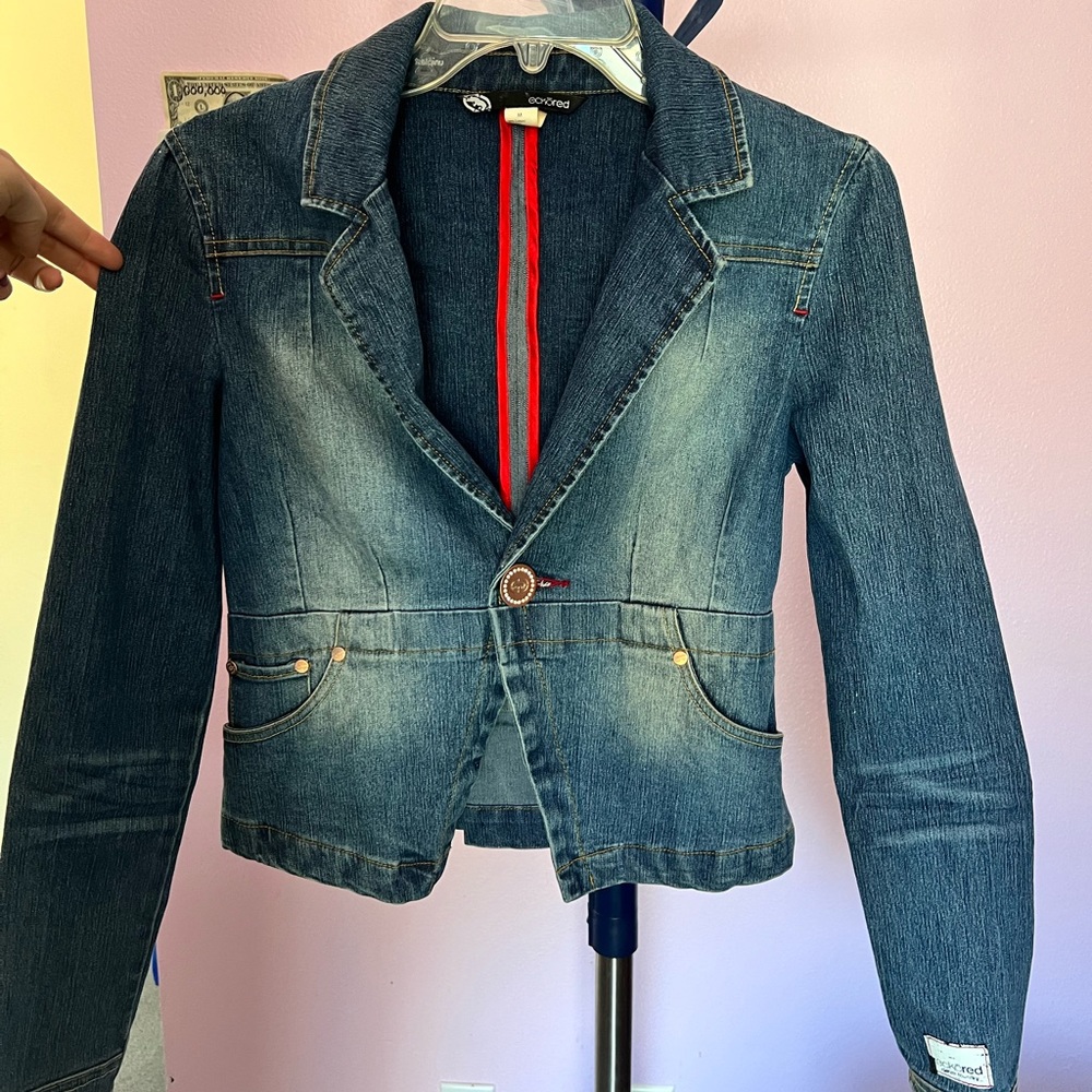 Echo Stretch Denim Jacket/Blazer Lightweight, Spr… - image 4